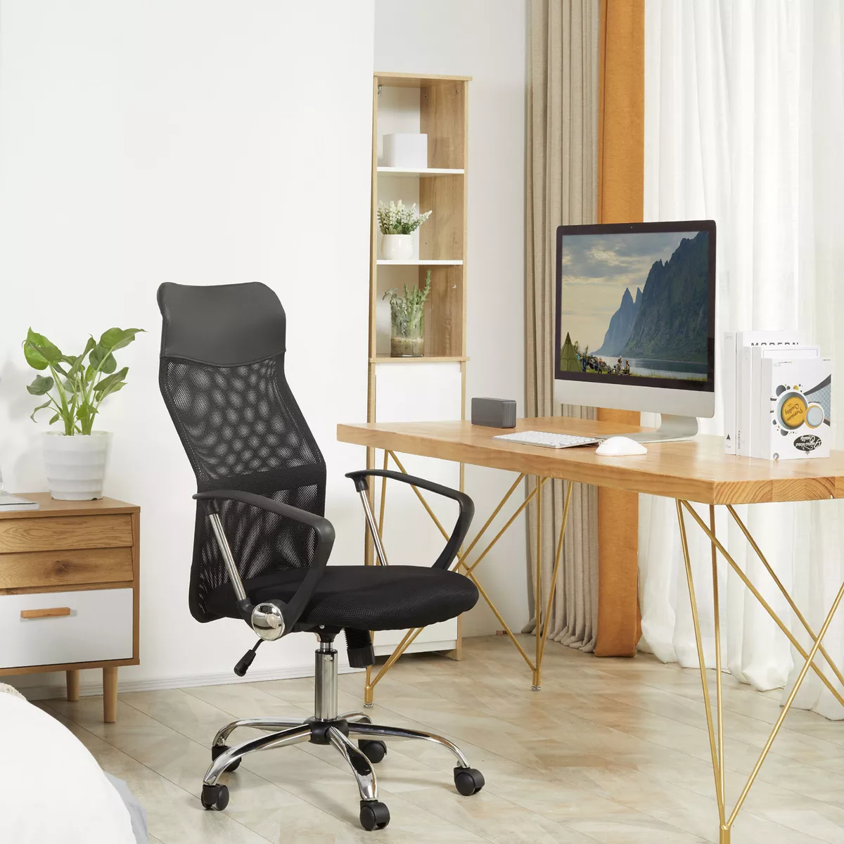 Executive Office Chair High Back Mesh Chair Seat Office Desk