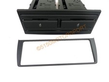 Porsche Cup Holder Kit with AC Trim Bezel Kit  911 996 Carrera GENUINE