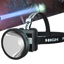 Odear Lie Wang Headlamp Bright Rechargeable Headlight for Mining Camping Hunting
