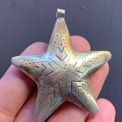 Raro amuleto stella bronzo vichingo estremamente antico manufatto autentico incredibile - Foto 6 di 6