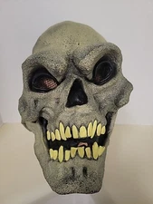 Vtg 1995 The Paper Magic Group Skeleton Full Head Scary Halloween Mask