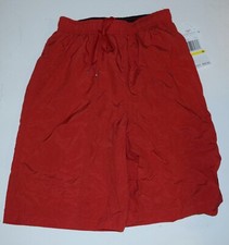 New Boys younh swim swimming trunk shorts red size M Medium