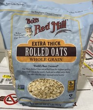 Extra Thick Rolled Oats, Whole Grain, 32 oz 907 g Exp: 03/2026 CLEARANCE