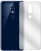 5X Schutzfolie FüR Nokia 5.1 Plus RüCkseite Display Folie Klar