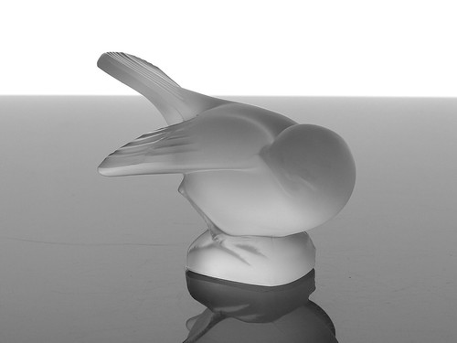 LALIQUE SPARROW MOINEAU FROSTED ART DECO FIGURINES – SET OF 3 - Picture 9 of 21