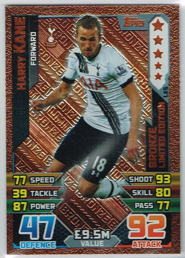Topps MATCH ATTAX 2015-16 ☆ PREMIER LEAGUE - LIMITED EDITION