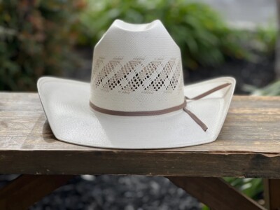 AMERICAN HAT CO. STRAW #6300 CROWN: MINNICK BRIM: 4
