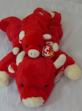 ty beanie babies extremely rare SNORT BUDDY BOTH-HORN ERRORS 1 QWNER MINT COND