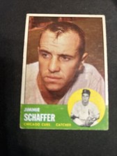 1963 Topps Baseball Card #81 Jimmie Schaffer Chicago Cubs ExNm Free Shipping!