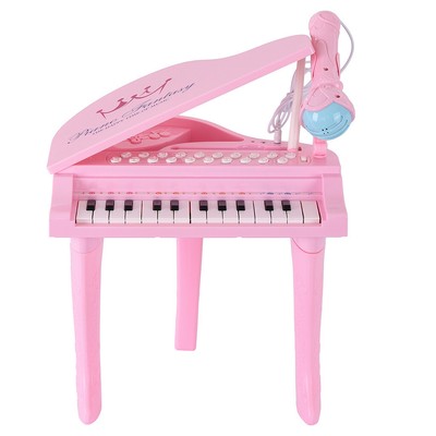 toddler piano with microphone