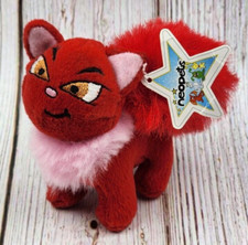 NEOPETS Red WOCKY Mini Plush McDonalds Happy Meal Toy 2004