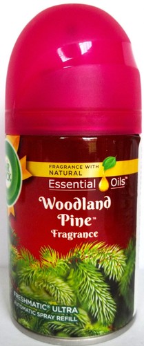 AIR WICK Freshmatic Ultra WOODLAND PINE Automatic Spray Refill, NEW x 3 - Picture 2 of 5