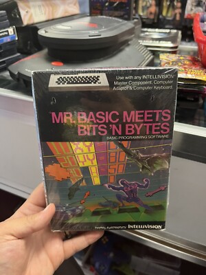 New & Sealed Intellivision ''Mr Basic Meets Bits n Bytes'' 1983 video game