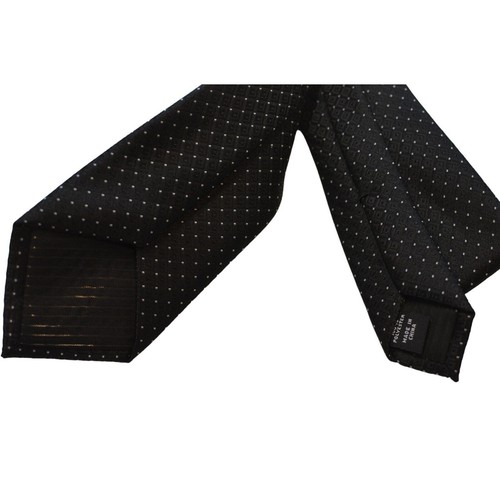 Alfani Menswear Black Torres Geometric Print Neck Tie, OS - Picture 2 of 2