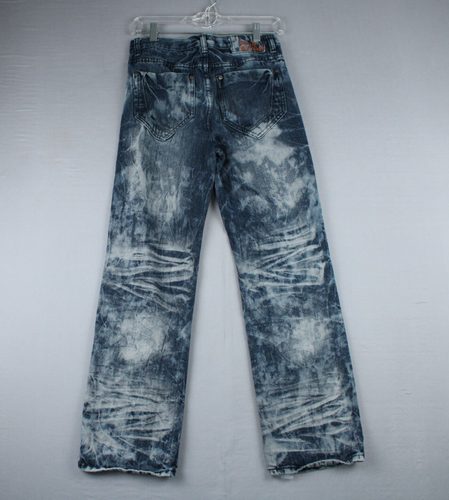 Denim & Rivets Boys Jeans Size 14 Medium Blue Acid Wash Summer Casual Wear - Picture 2 of 15