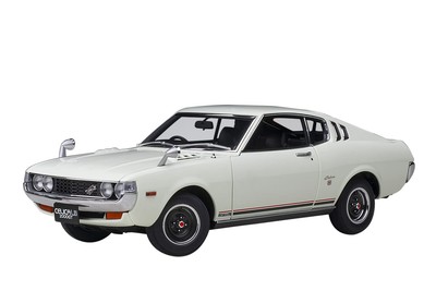 AUTOart 1/18 Toyota Celica Liftback 2000GT (RA25) 1973 weiß Fertigprodukt