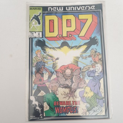 Marvel Comics D.P.7 #4 DP7 New Universe VFN+/Nm (1987) Rare Vol 1 UK Free P&P 