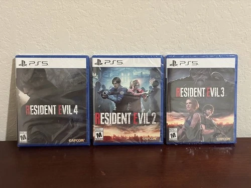 Sony PlayStation 5 - Resident Evil - Sealed Game Lot - 2, 3, and 4!