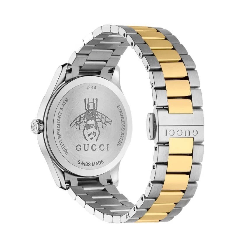 Gucci G-Timeless 38MM Gold Bee Watch YA1264131 | eBay