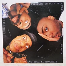 FISHBONE / IN YOUR FACE JAPAN ISSUE LP PROMO W/ INSERT, BOOKLET