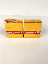 Kodachrome 25 Color Movie Film Daylight Double 8mm 2 Rolls KM459P Expired 1982