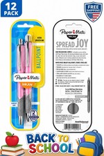 Paper Mate InkJoy Ballpoint Pens Medium Point Comfort Grip Pink 12 Packs