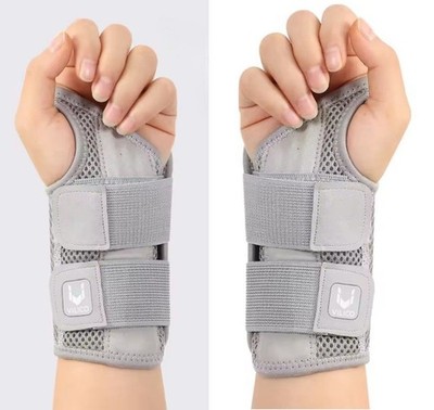 Handgelenkbandage, Vilico, rechts/links, grau, Größe L/XL, Handumfang über 22 cm