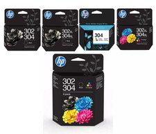 Original HP 304XL & 304 BK / Color Ink Cartridge for DeskJet 3730 3760 Lot