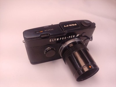 OLYMPUS PEN FT medizinische schwarze Halbfilmkamera JAPAN - FUNKTIONIERT