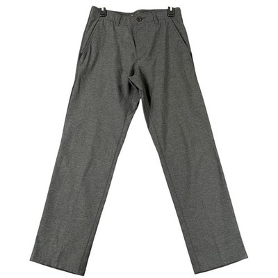 Haggar H26 Move Performance Pants Men 30x30 Active Stretch Gray Golf Office Wear