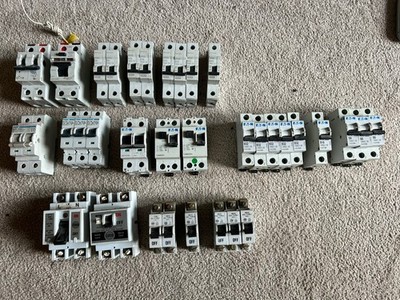 Restposten gebrauchte MCBS, RCD s WYLEX, EATON, MEM, MEMERA, HAGER