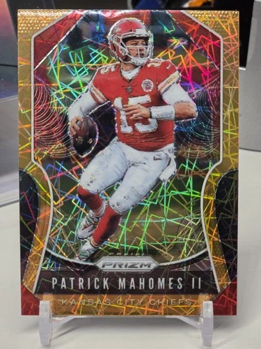 2019 Patrick Mahomes Orange Lazer Prizm Panini Kansas City Chiefs SuperBowl MVP