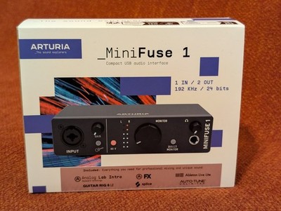 Arturia MiniFuse 1 Black | Schwarz