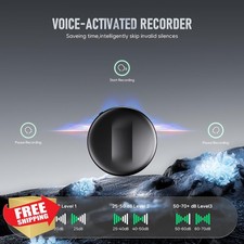 72GB Voice Activated Recorder DSP 5.0 AI Noise Cancellation Tap Record Device
