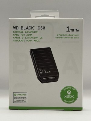 New WD_Black External C50 Storage Expansion Card for Xbox 1TB SSD