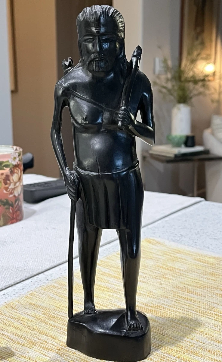 木制后1940 东南亚古董雕像| eBay