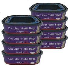 12 Pack Cat Litter Refill Bags Cartridge Compatible with Genie Cat Litter Standa
