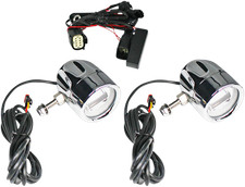Custom Dynamics Probeam Fog Light Chrome Clear Lens Cree Led Halo Pb-fog-ss8-c