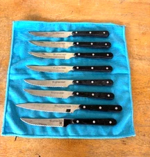 8-JA Henckels International EVER SHARP serrated STEAK KNIVES Japan
