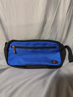 Victorinox Toiletry Travel Bag Blue & Black Mens Bathroom Shaving Gear Pouch