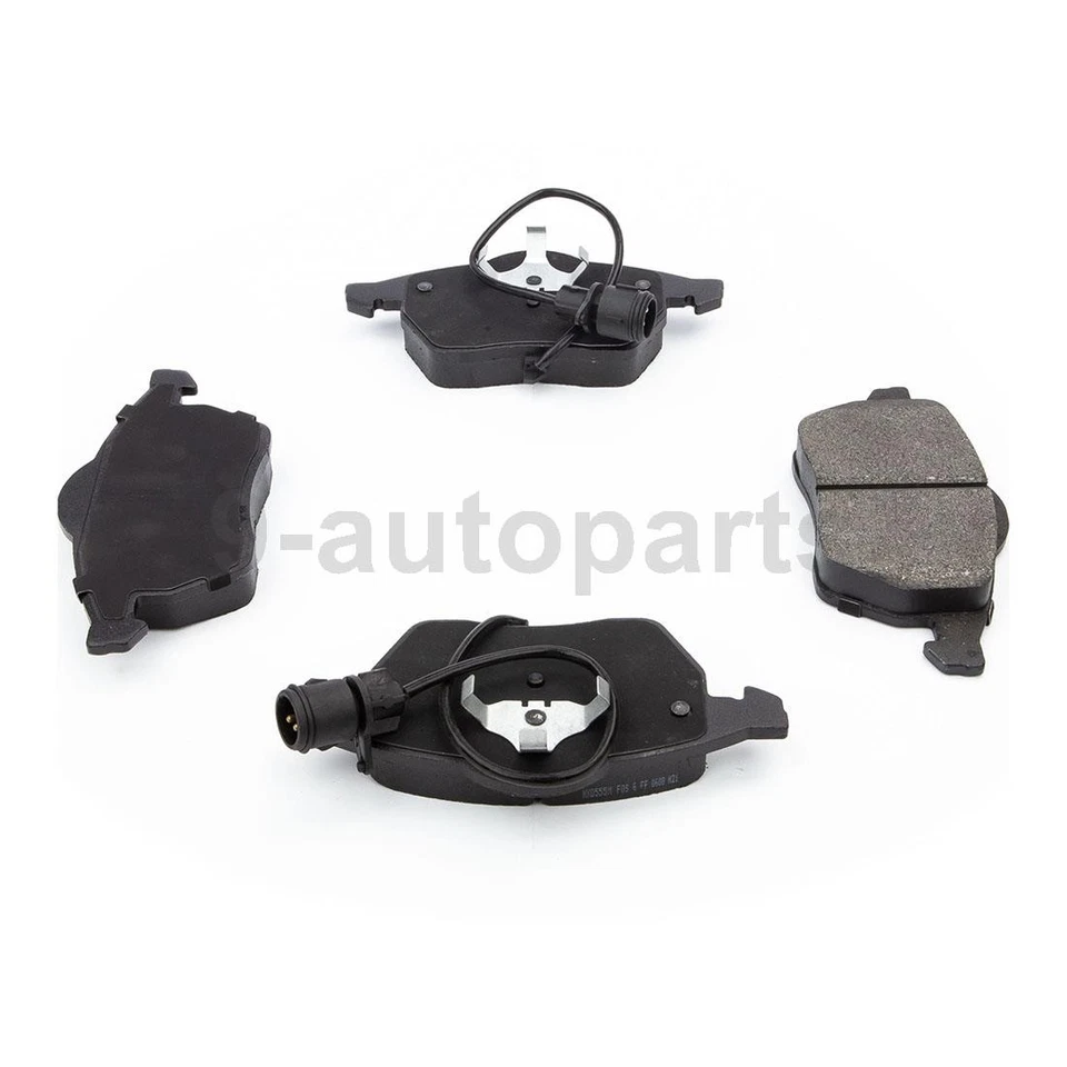 Rotores de freno de disco delanteros traseros + pastillas de freno para Audi A6 1995 1996 1997 Foto 3 de 4