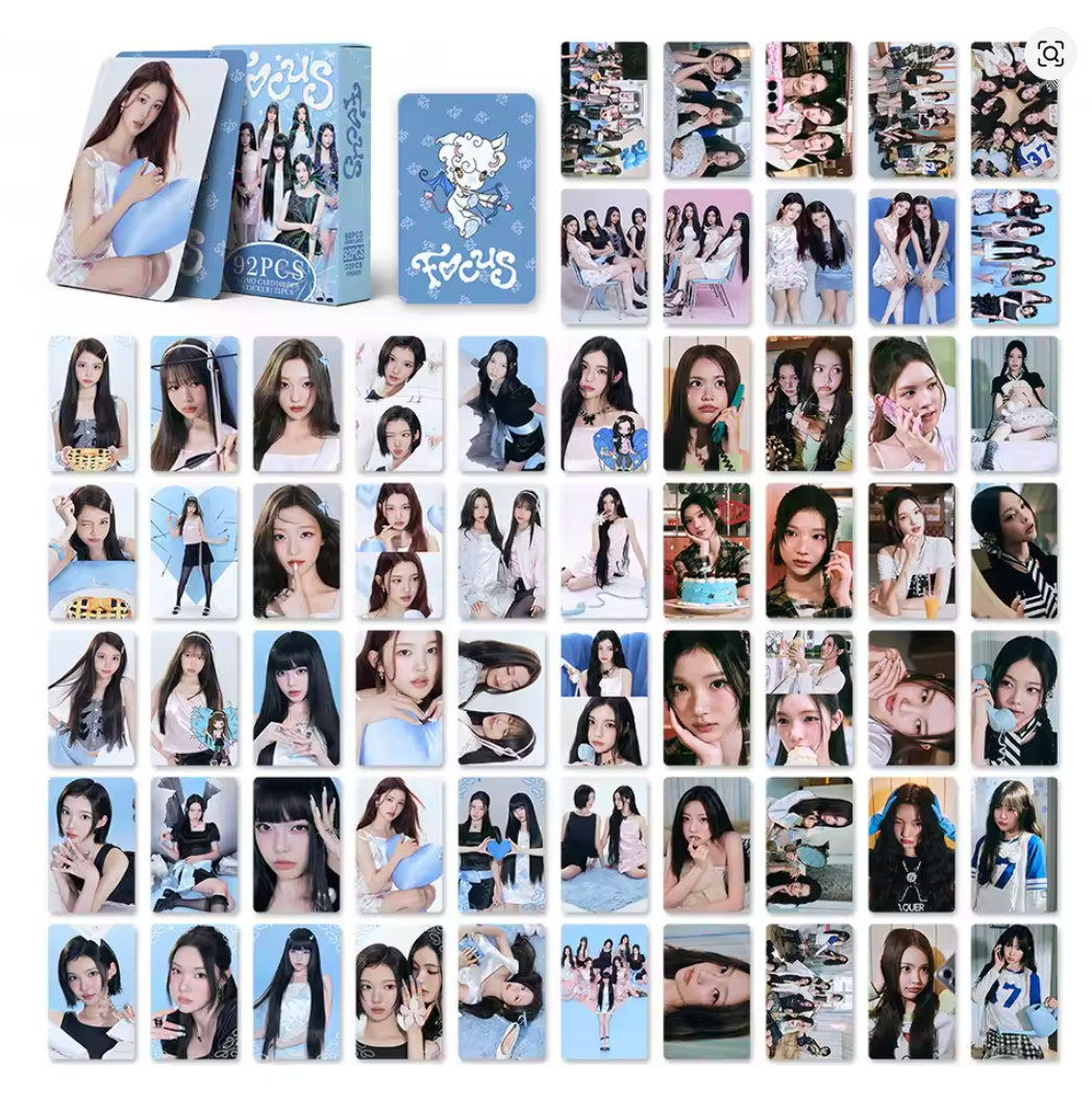 92PCS/SET IDOL HEARTS2HEARTS NEW ALBUM SERIES LOMO CARDS STICKERS