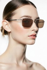 Prada Sunglasses SPR 54Q 610216 SAV 135 24 Gradient Black Gunmetal/Silver FLAW 