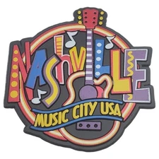 Nashville Music City USA Souvenir Fridge Magnet Travel Tourist Gift Tennessee