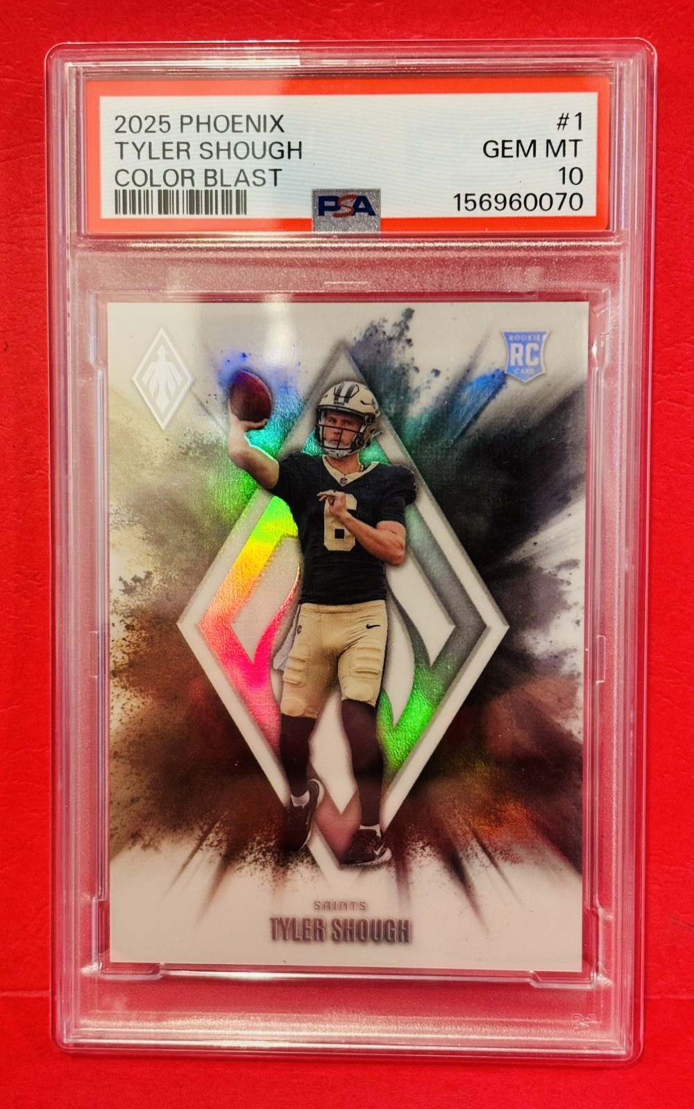 Tyler Shough Panini Phoenix Color Blast #1 Base