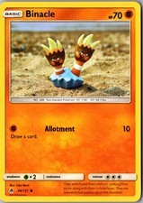Binacle 66/131 Common Forbidden Light Lightly Played Pokemon Card TCG Single