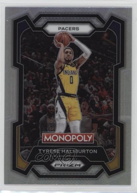 2023-24 Panini Prizm Monopoly Silver Prizm Tyrese Haliburton #34 1l78