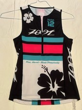 Woman  s Zoot Kona Hawaii Ironman 2012 Triathlon Top Small New