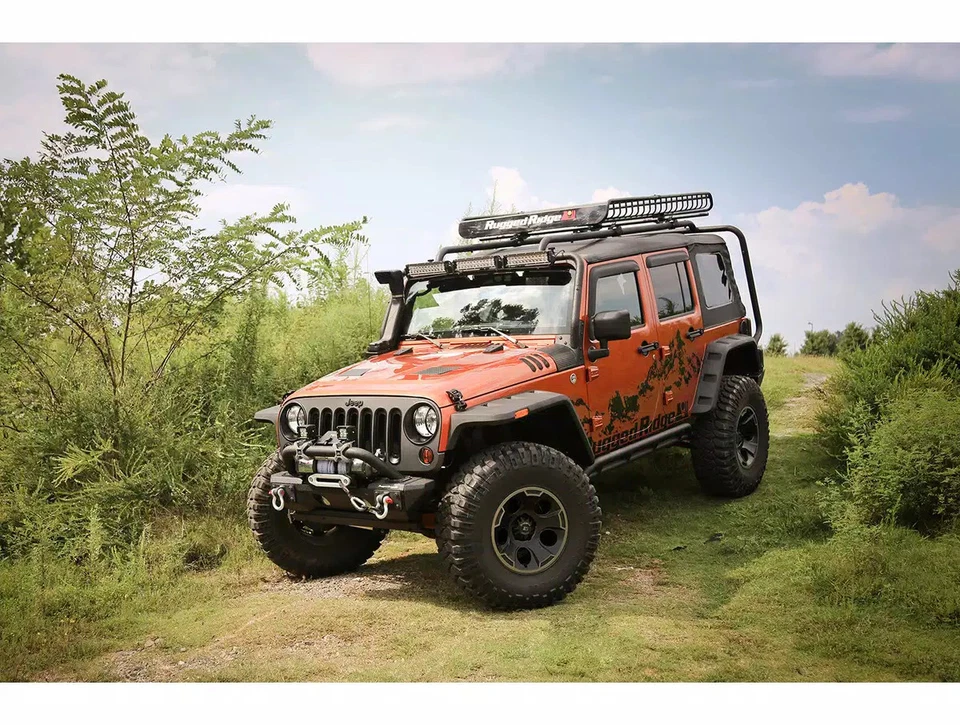 Rugged Ridge Hurricane Fender Flare EU Smooth Fits 2007-2018 Jeep Wrangler JK Foto 3 de 4