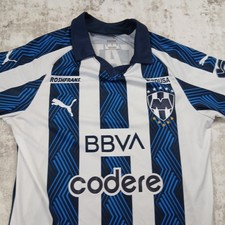 Puma CF Monterrey Rayados 23/24 Home Jersey Size Medium White Blue